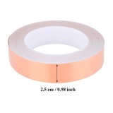 epayst 30m Multi Use Strong Adhesive Single Sided Conductive Copper Foil Tape for EMI Shielding(2.5cm)