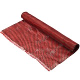 30x100 cm Sợi Carbon & Đen/Đỏ Kevlar Phối Vải Vải Hai Dây Aramid 200gsm-quốc tế