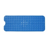 360DSC Non-slip PVC Massage Bath Mat Pad Shower Tub Bathroom Mat with Suction Cup (40*100CM) - Dark Blue - intl