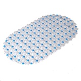 37*66cm PVC plastic Bath Shower Mat Non Slip Design Clear Mat for kids old men - intl