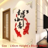 3D Acrylic Dán Tường Home Décor Miếng Dán Cửa Phòng Khách TIVI Treo Tường Décor Văn Phòng Decal Dán Tường-quốc tế