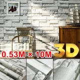 3D Giấy Dán Tường Phòng Ngủ Bức Tranh Tường Đính Đá Hiện Đại Giấy Dán Tường Gạch Nền Họa Tiết 10 m-quốc tế
