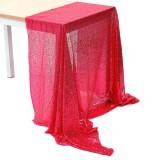 3 m X 1.4 m Lấp Lánh Sequin Bàn vải Nhấp Nháy Phông Nền cho Tiệc Cưới-Hoa Hồng-Đỏ-quốc tế