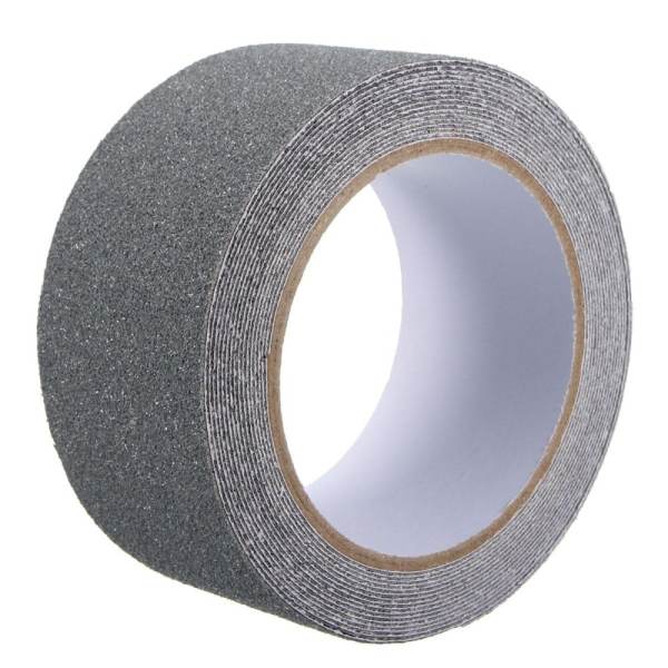 3pcs 5cm x 5m Floor Safety Non Skid Tape Roll Anti Slip Adhesive Stickers High Grip grey - intl