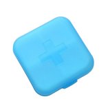 4 Slot Compartment Pill Box Medicine Tablet Holder Organizer Dispenser OrganizerItem Name :medicine box/Pill Cases & Blue - intl
