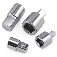 4 X 1/2″ 1/4″ 3/8″ Socket Ratchet Converter Reducers Adaptors Connector Tool Set - intl