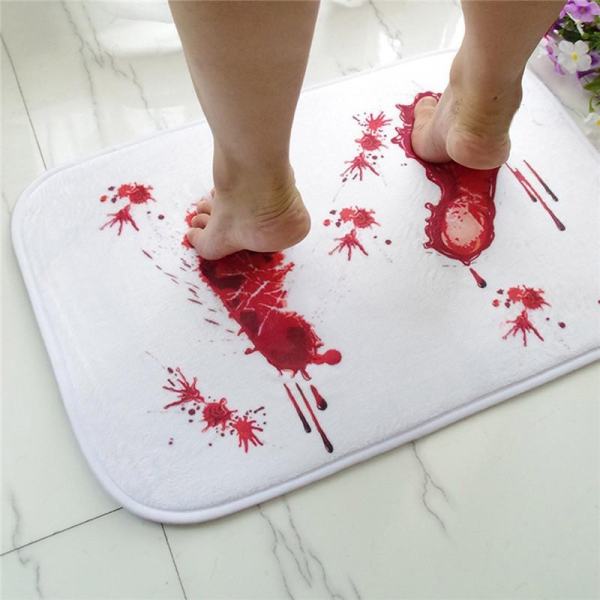 40*60cm Blood novelty Bathroom Bath Mat Carpet Rug Water Non-slip Absorption doormat - intl