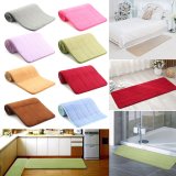 40x120cm Memory Foam Washable Bedroom Floor Pad Non-slip Bath Rug Mat Door Carpet Brown - intl