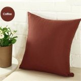 40x40cm Solid Color Pillow Case Sofa Cushion Bedside Office Car Chair Pillow Cover Christmas - intl