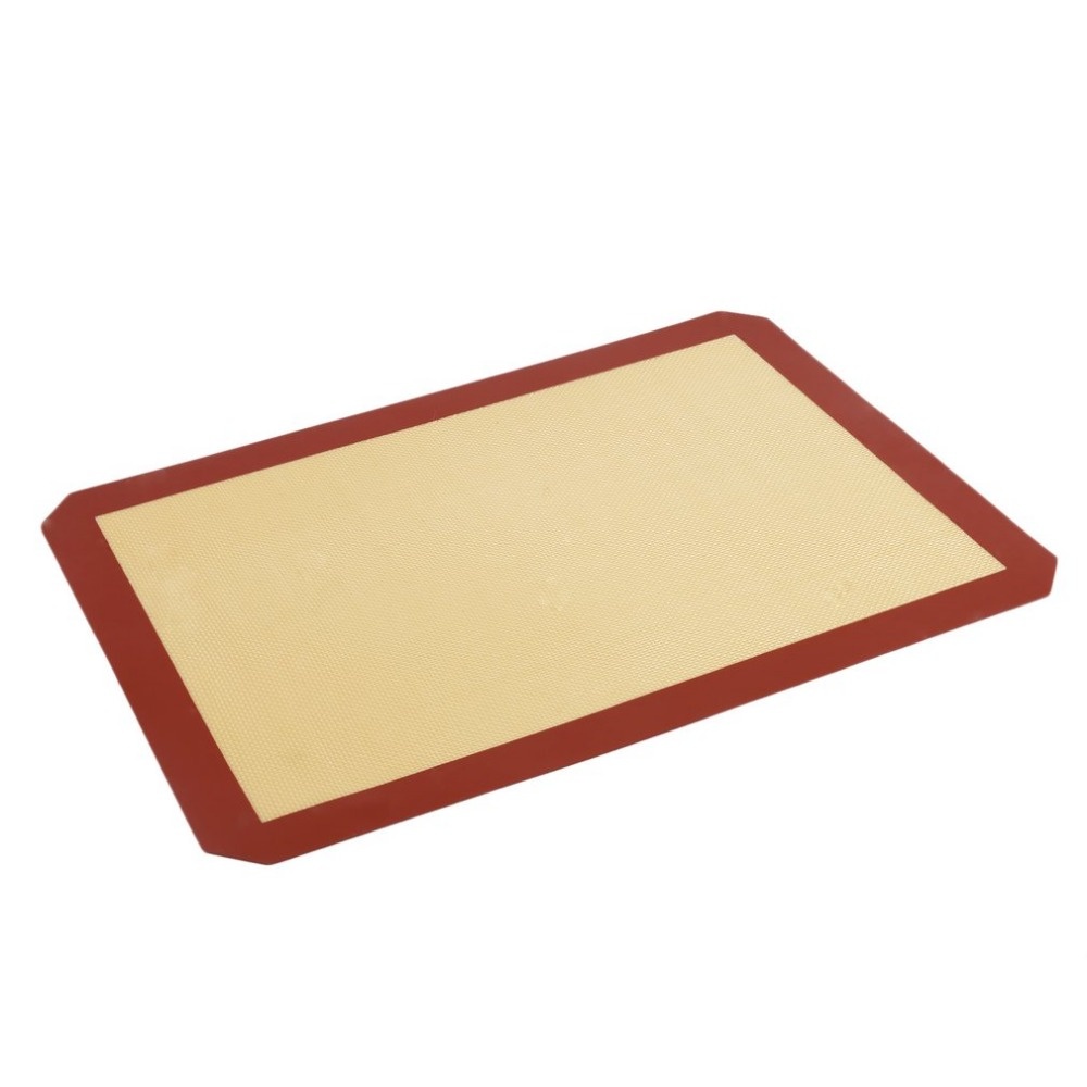 42*29.5cm Preup Reusable Non-Stick Silicone Glass Fiber Baking Mat Pad Sheet Rolling Dough Mat for Cake Cookie Sprays Macaron - intl