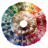 447 Colors Cross Stitch Thread Pattern Kit Chart Embroidery Floss Sewing Skeins - intl
