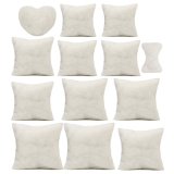 450g White Cotton Throw Hold Pillow Inner Pads Inserts Fillers Home Bed Sofa Cushion - intl