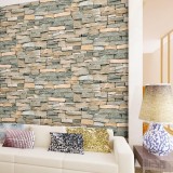 45CM x 10M Stone Schist Decal Self Adhesive Wallpaper Bedroom Living Room Decor - Grey - intl