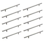 4pcs 12 Inches Solid Stainless Steel Kitchen Door Cabinet T Bar Handle - intl