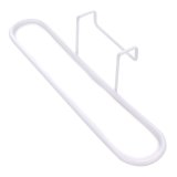 4Pcs Kitchen Iron Door Rail Single Towels Shelf Bathroom Rack Holder Bar Hangers Hook - intl