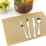 4 cái PVC Dày Placemat Tấm Bát Miếng Lót Nhà Giáng Sinh Bông Tuyết Tablemat Màu thay thế chất liệu silicone dùng cho Đồng Hồ thông minh apple iwatch series 1 series 2