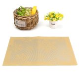 4 cái PVC Dày Placemat Tấm Bát Miếng Lót Nhà Giáng Sinh Bông Tuyết Tablemat Màu thay thế chất liệu silicone dùng cho Đồng Hồ thông minh apple iwatch series 1 series 2