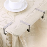 4Pcs/Set Stainless Steel Tablecloth Clip Practical Table Cover Clamp - intl