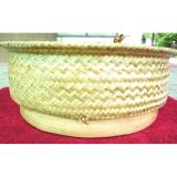 5 Ellipse versatile Bamboo Baskets Natural Thai Handmade Thai Weave, Fruit,bread