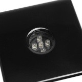 5 ĐÈN LED Trắng Đèn Đứng Đế Gỗ USB Màn Hình Tinh Thể AC Adapter Cúp Laser-quốc tế