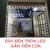 5 Mét dây đui + 30 bóng đèn tròn LED gắn viền cửa, viền biển, viền gương