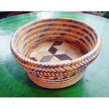 5 Multi color cycle versatile Bamboo Basket Natural Weave Thai Handmade fruit,bread