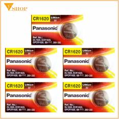 5 viên Pin CR1620 panasonic 3v, Pin Remote CR1620