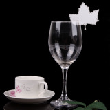 50 Table Wine Glass Name Place Card Wedding Christmas Decoration 03 White - intl(Trung tính)