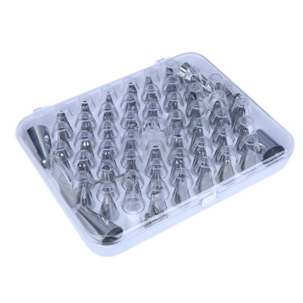 52 Heads Mouths Cake Cookies Kit Set Tool Stainless Steel Decorating Mouth  -  intl