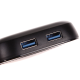 5Gbps High Speed USB3.0 Hub SD/TF/CF Card Reader Combo for PC (Black) - intl