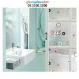 5m Decal dán kính/kiếng họa tiết hoa cúc