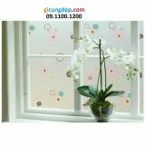 [HCM]5m Decal dán kính/kiếng họa tiết hoa cúc