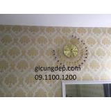 [HCM]5m giấy dán tường có sẵn keo khổ 45cm (châu Âu vàng)