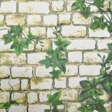 5m giấy dán tường dây leo gạch trắng