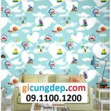 [HCM]5m Giấy dán tường họa tiết doremon đẹp