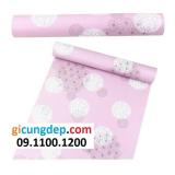 [HCM]5m Giấy dán tường hoa văn pháo hoa hồng