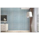 [HCM]10m giấy dán tường sẵn keo gạch xanh