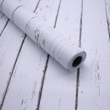5M Giấy Dán Tường - Decal dán tường  Vân Gỗ Trắng - Có sẵn keo-HPMWallpaper
