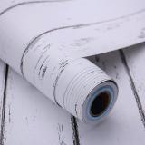 5M Giấy Dán Tường - Decal dán tường  Vân Gỗ Trắng - Có sẵn keo-HPMWallpaper