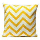 5Pcs Ripple Chevron Zig Wave Linen Cotton Cushion Cover Home Decor Throw Pillow Case - intl