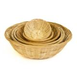 6 Bamboo basket set