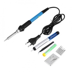 60 wát Điện Mỏ Hàn Điều Chỉnh Nhiệt Độ Hàn Bộ Công Cụ Sửa Chữa 220 v Phích Cắm EU-intl