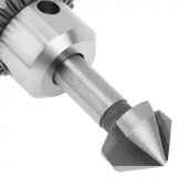 Bộ 6 mũi khoan khoét lỗ HSS lưỡi cắt đạo khía rãnh vạt cạnh 3 cạnh 90 độ -INTL