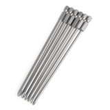 6 cái/bộ 1/4 ''shank 150 mét dài s2 thép từ tính lục giác đầu chữ thập vít-quốc tế