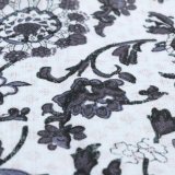 7x Vuông 25x25 cm Các Loại Hoa Văn Họa Tiết Hoa Chất Vải Cotton Vải Đồ trang trí May Đen-quốc tế