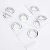 8x Round Eyelet Ring Sewing Tape For Eyelets Curtain Blinds Drapery Low Noise Silver - intl