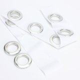 8x Round Eyelet Ring Sewing Tape For Eyelets Curtain Blinds Drapery Low Noise Silver - intl