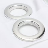 8x Round Eyelet Ring Sewing Tape For Eyelets Curtain Blinds Drapery Low Noise Silver - intl