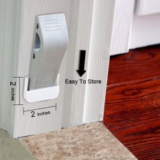 MỘT bộ 2 cái Xám Trang Trí Cửa Nút Chặn với giá rẻ Giữ cho Bé Con-quốc tế