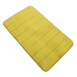 Absorbent Soft Memory Foam Mat Bath Bathroom Rug Shower Non-slip Floor Carpet Green - intl